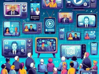 "Infographic illustrating the rise of social video platforms in comparison to traditional legacy media, highlighting user engagement statistics and trends for 2023."