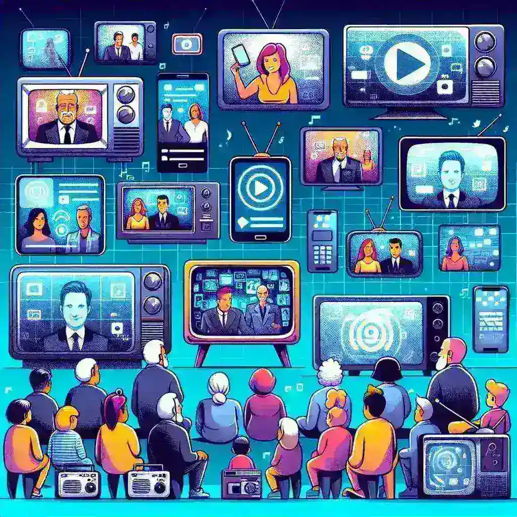 "Infographic illustrating the rise of social video platforms in comparison to traditional legacy media, highlighting user engagement statistics and trends for 2023."