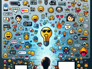 "AI-generated stickers in Meta Messenger enhancing user chats in the U.S., showcasing a variety of colorful, creative designs."